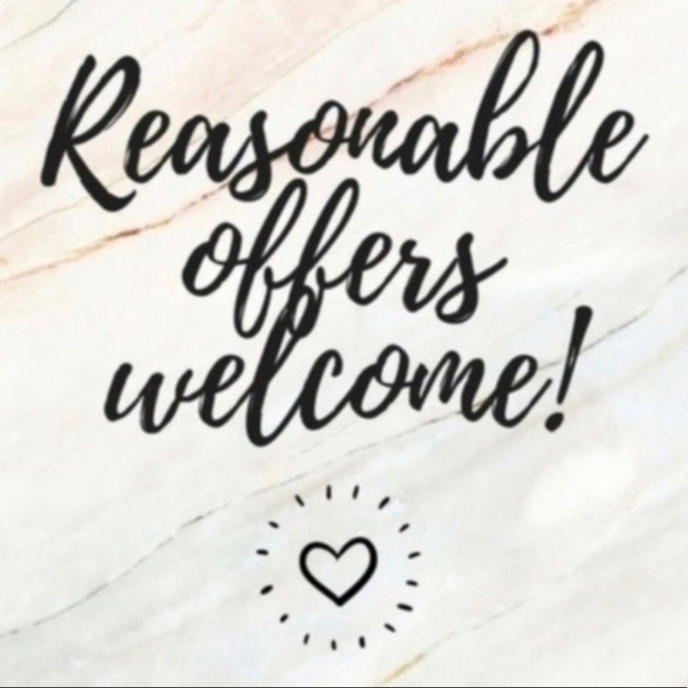 Reasonable offers welcome!